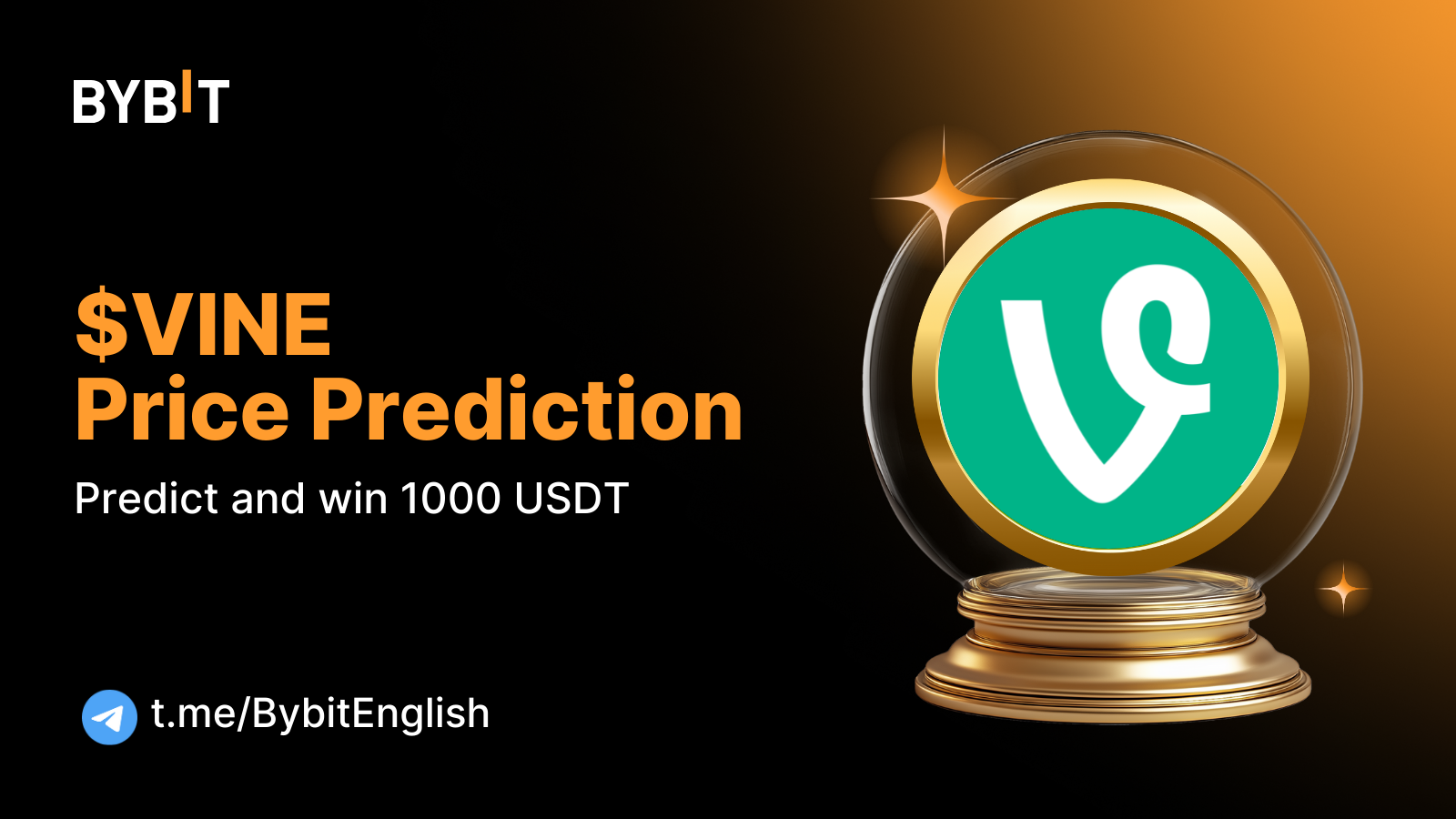 Bybit Announcement | Community Prediction Draw: Predict $VINE Price and Win  1000 USDT! 🔮